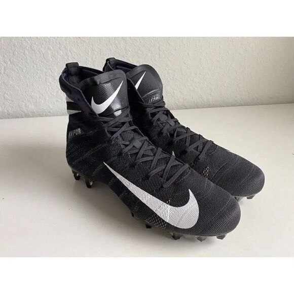 Nike Vapor Untouchable 3 Elite Black Promo Cleats AO3006-010 Men's Size 12.5 - Picture 2 of 14